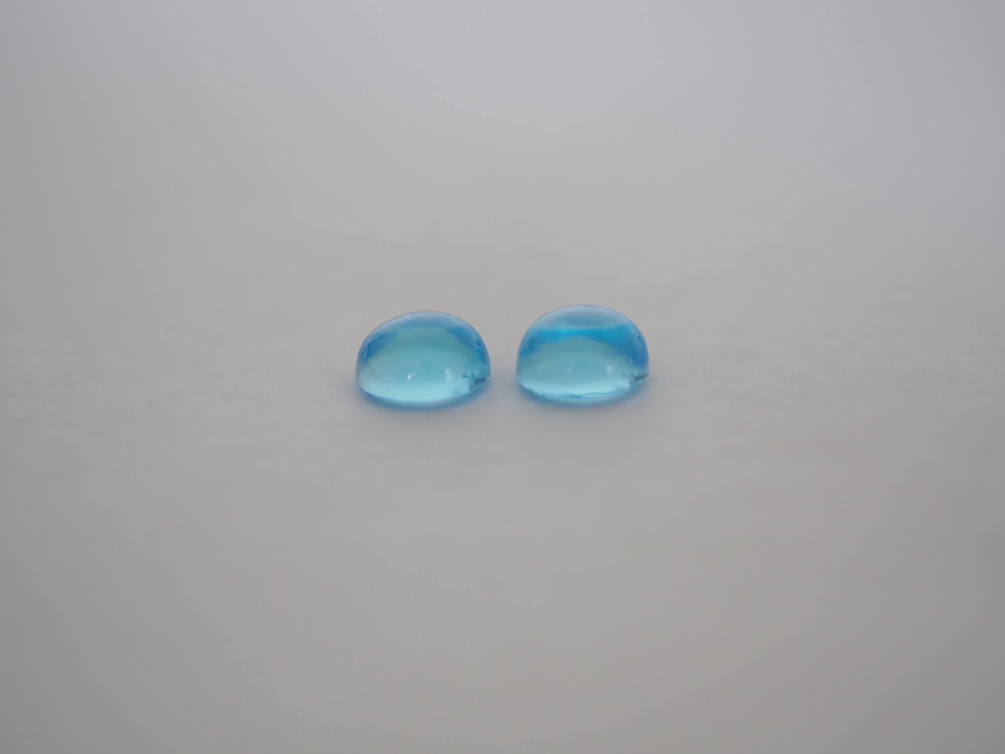 Swiss Blue Topaz Cabochon 7 mm