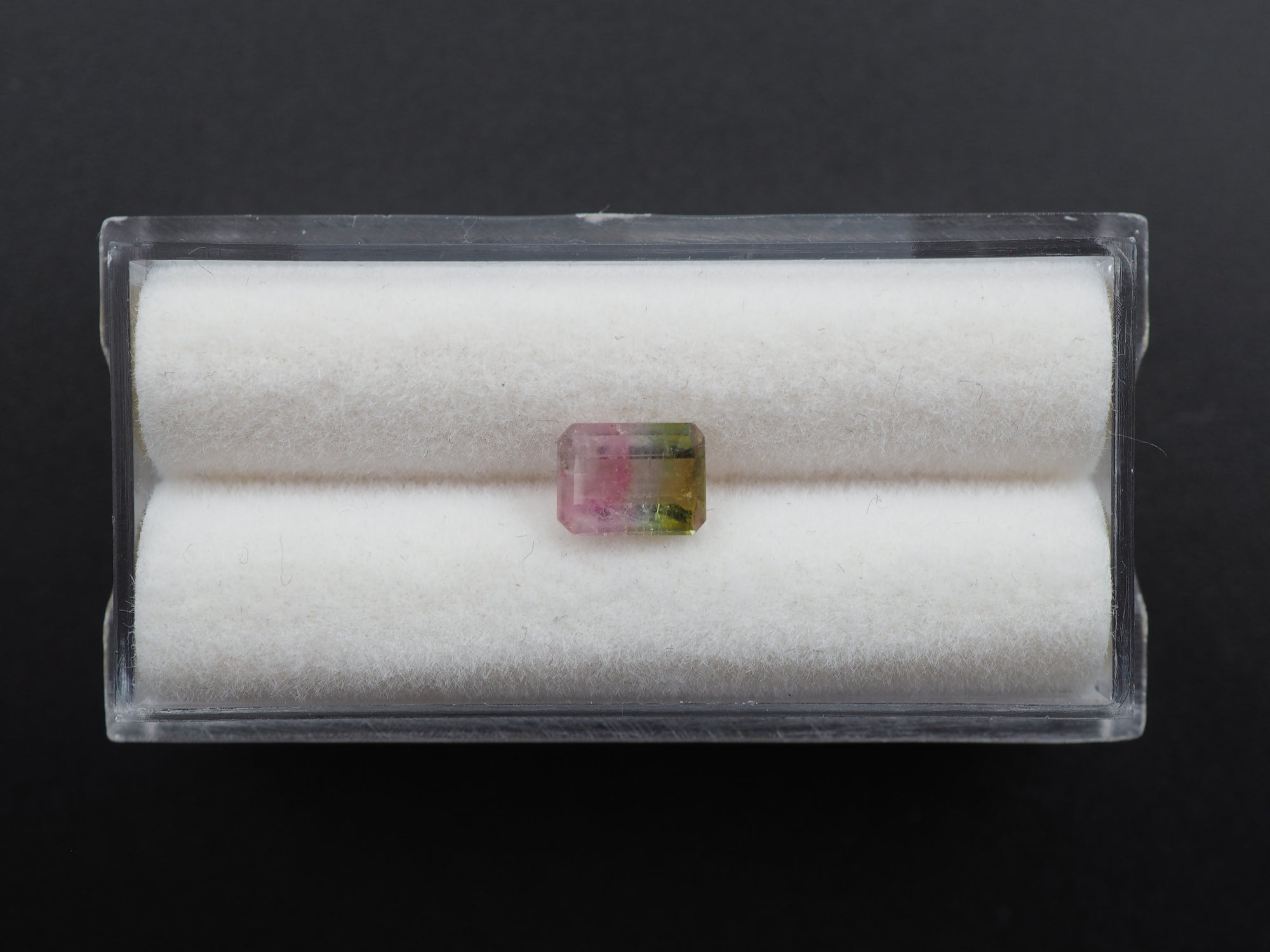 Watermelon Tourmaline Faceted Gemstone 7x5.3 mm