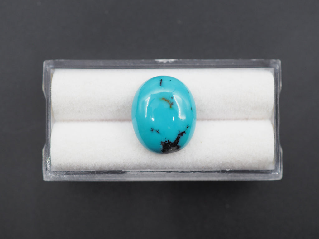 Arizona Turquoise Cabochon 16x13 mm Approximately 7.77 Carat (GTG-AT-7)
