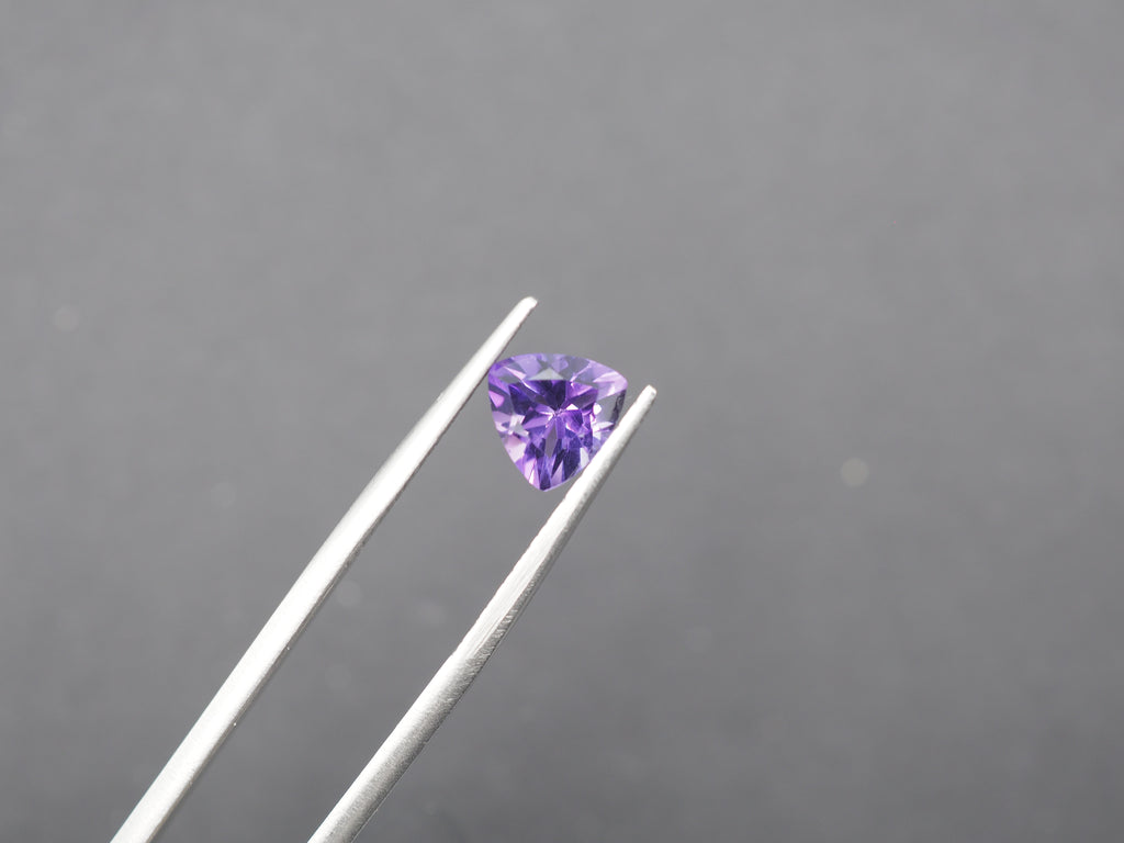Amethyst Faceted 7x7 mm Matching Pair Approximately 2 Carat (GTG-AM-70)