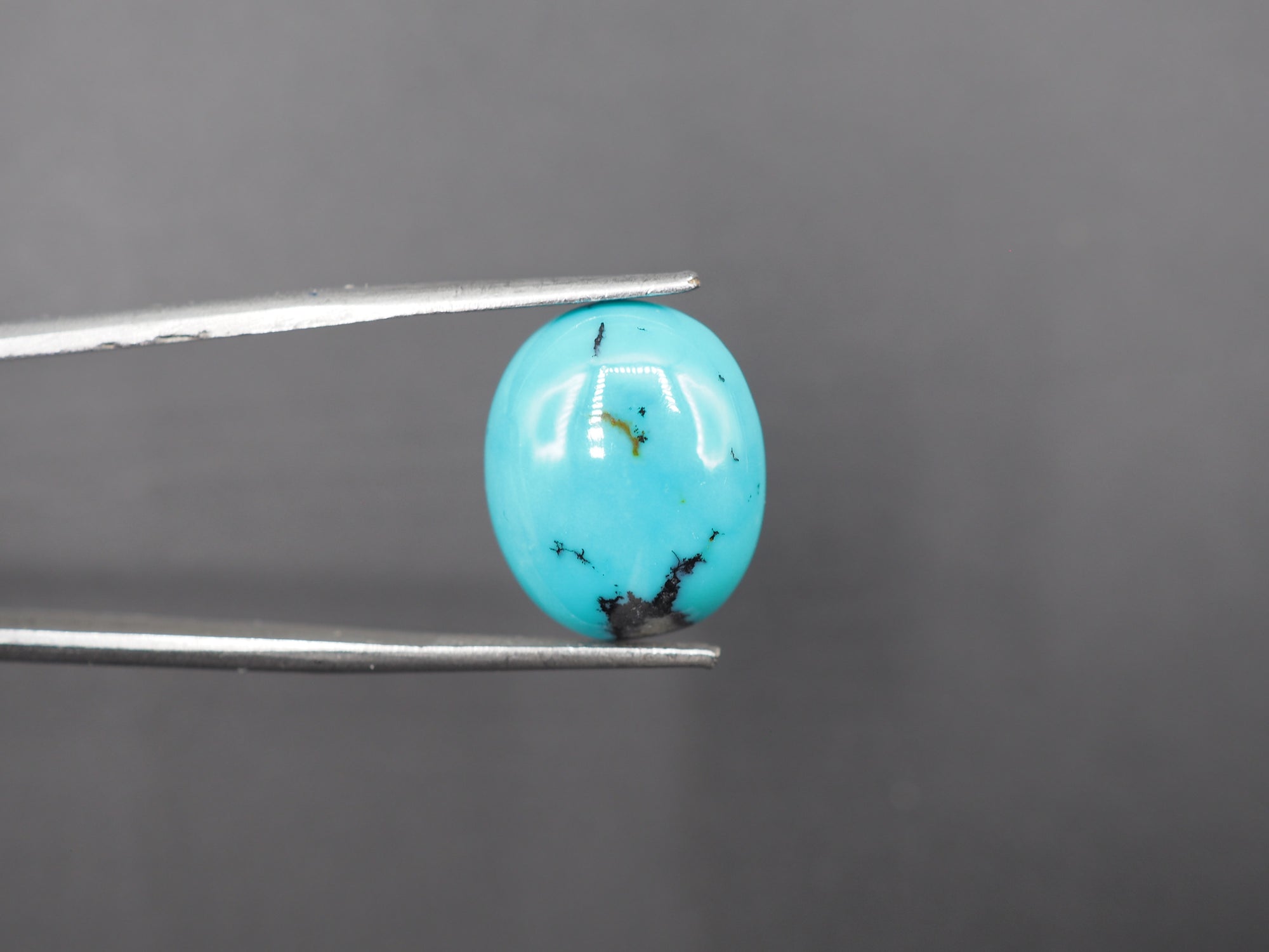 Arizona Turquoise Cabochon 16x13 mm Approximately 7.77 Carat (GTG-AT-7)