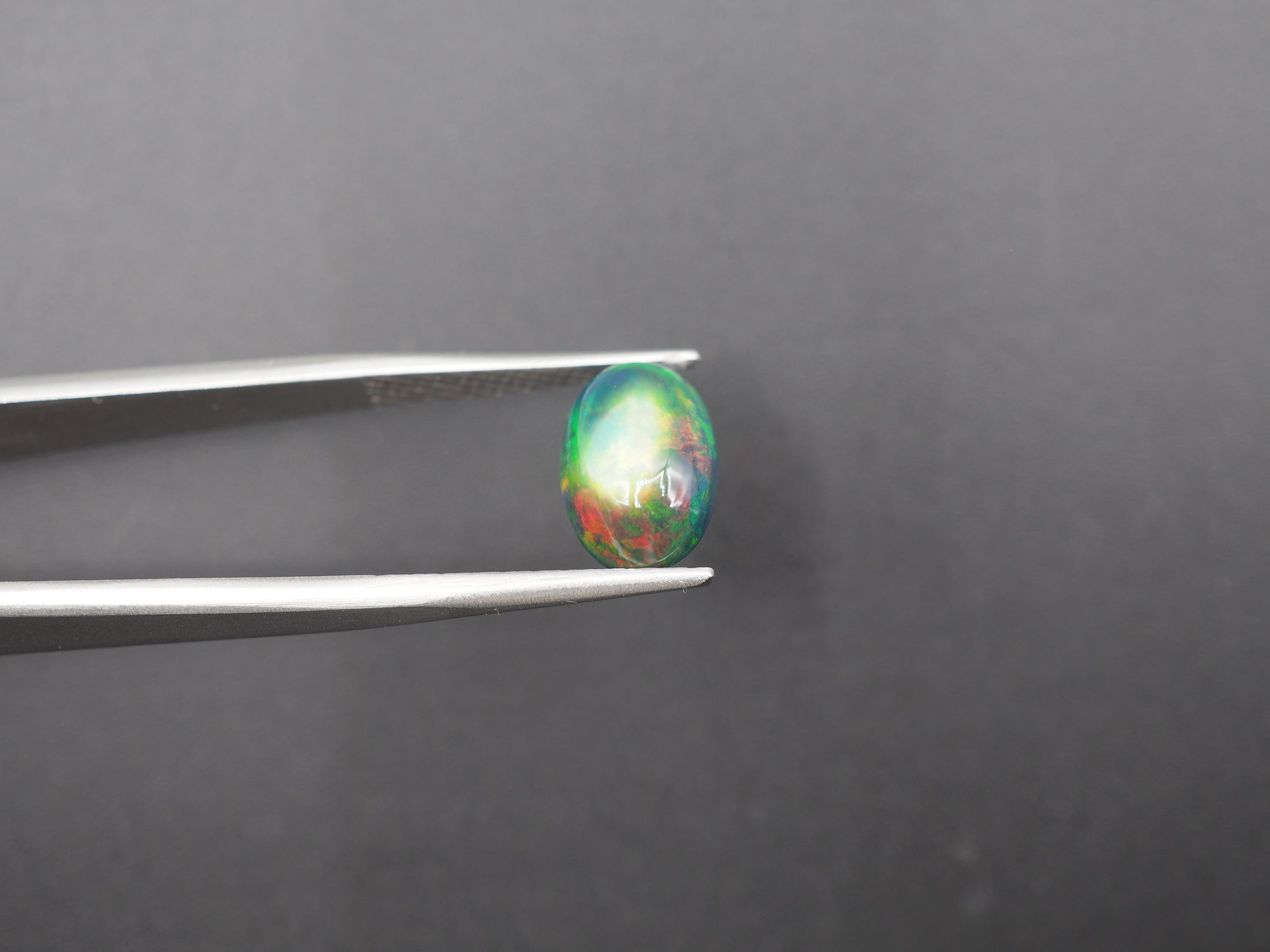 Ethiopian Black Opal Cabochon 12x8 mm Approximately 2.62 Carat (GTG-BOP-41)