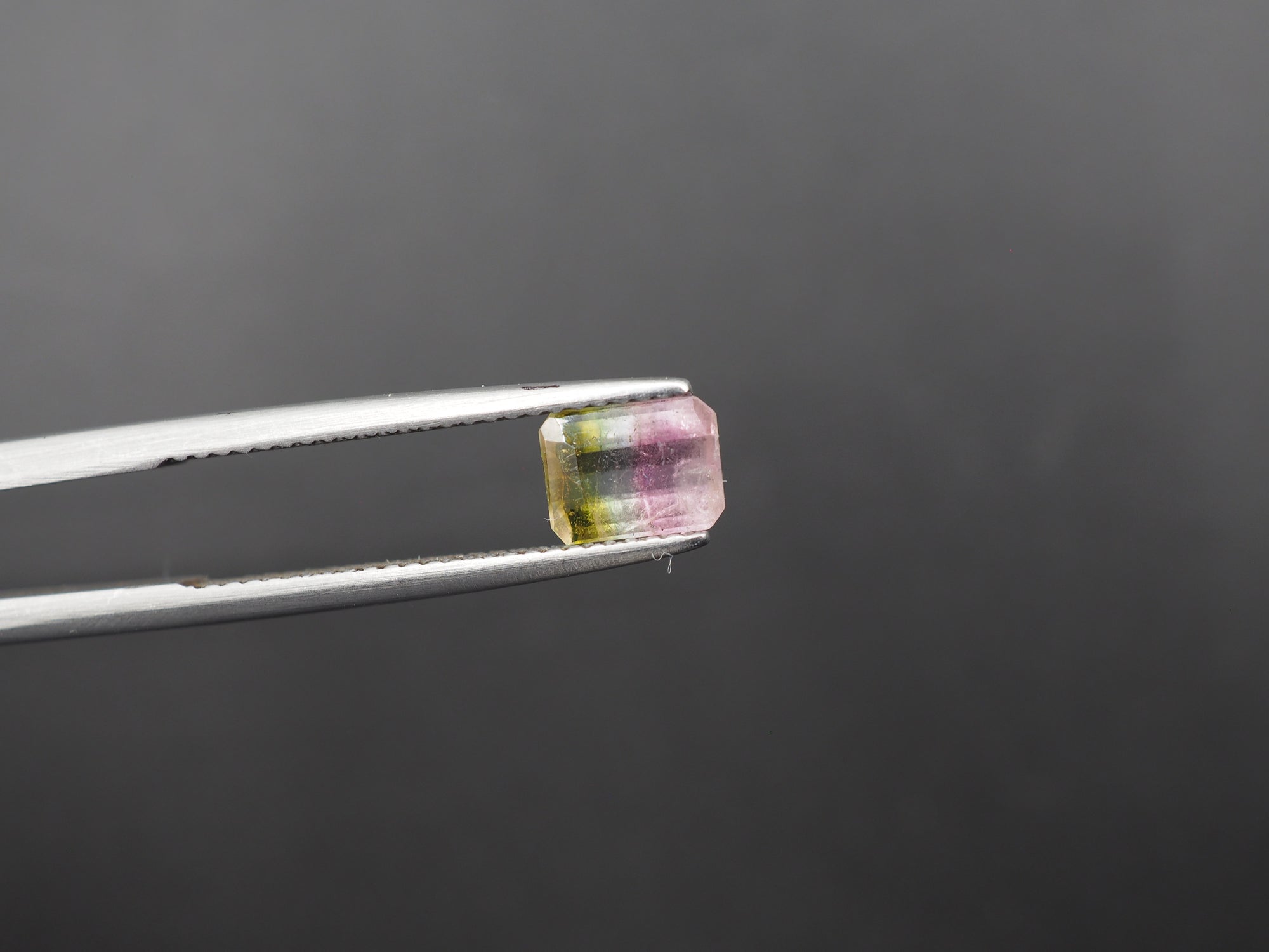 Watermelon Tourmaline Faceted Gemstone 7x5.3 mm