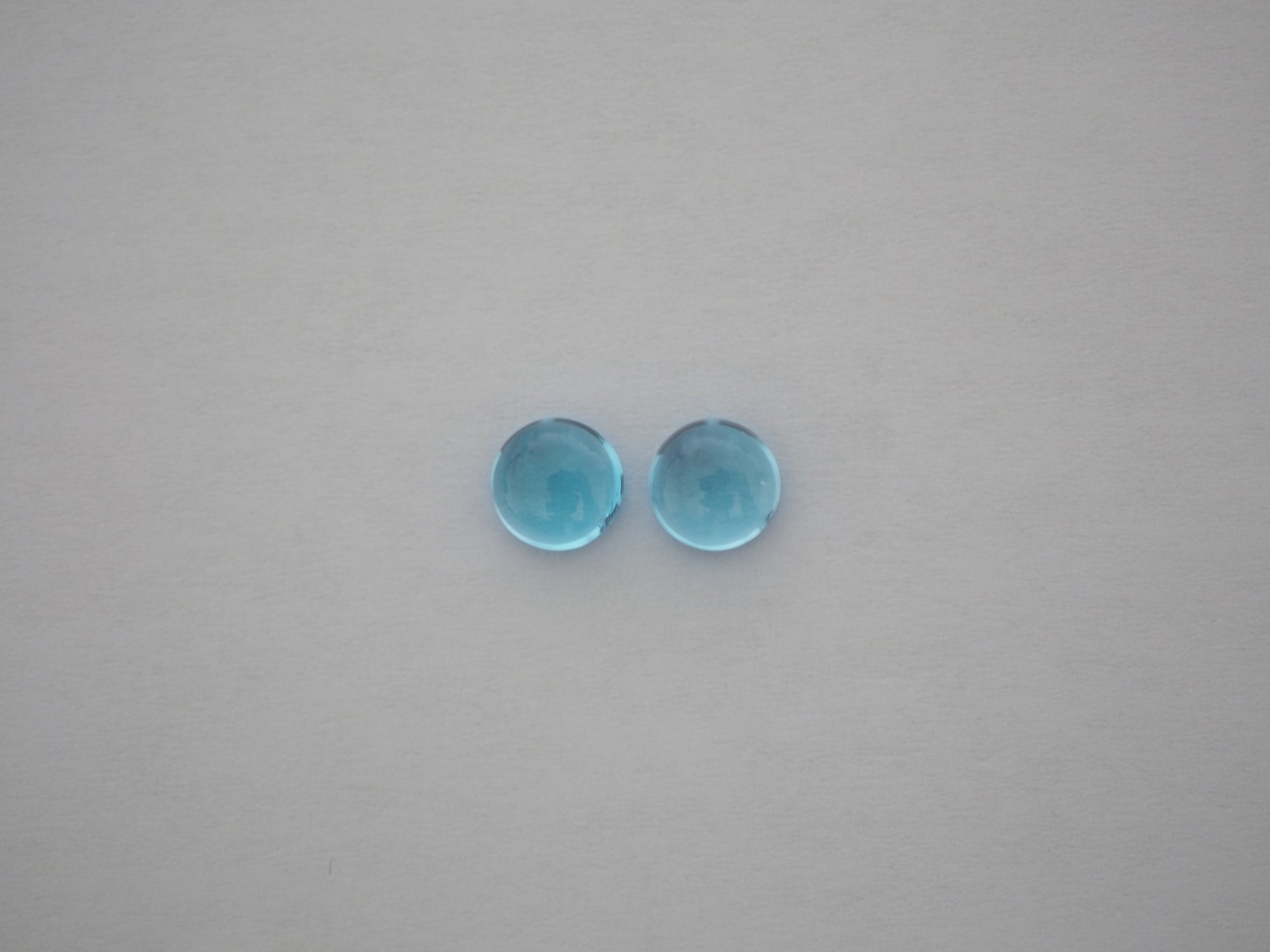 Swiss Blue Topaz Cabochon 7 mm