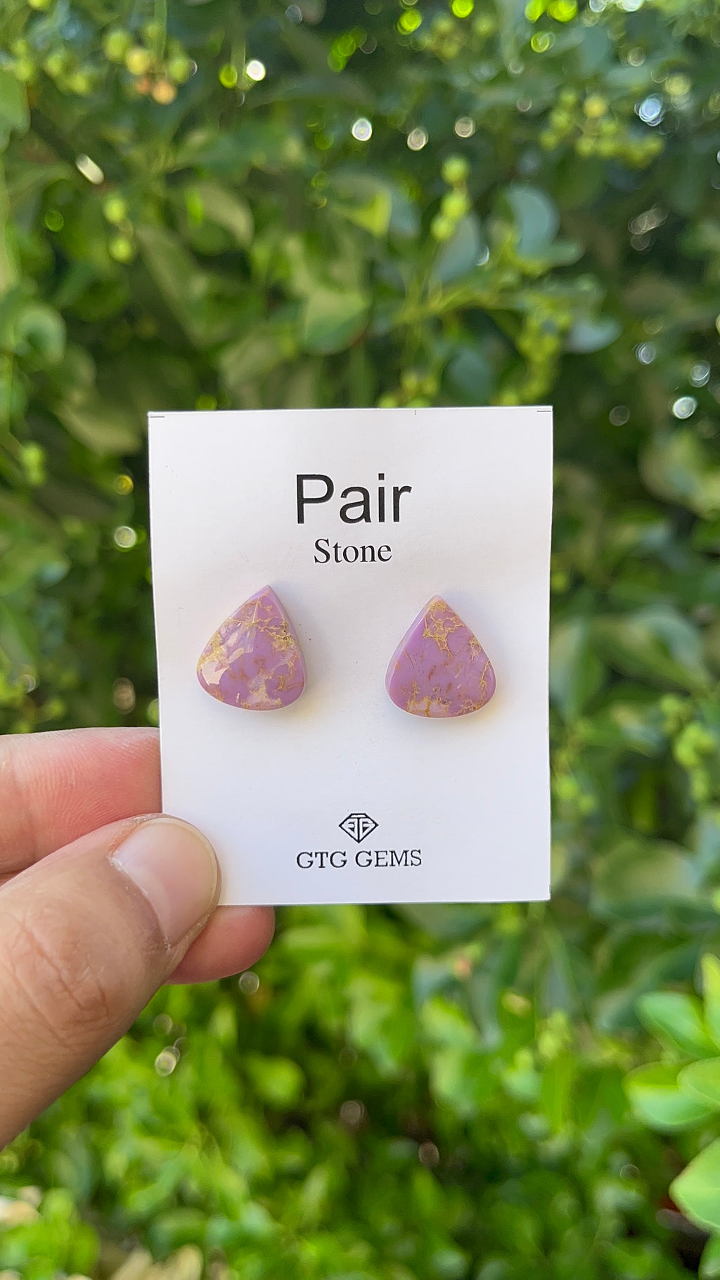 Phosphosiderite Matching Cabochon 16x14 mm, Approximately 13.5 Carat (GTG-MPC-7)