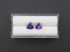 Amethyst Faceted 7x7 mm Matching Pair Approximately 2 Carat (GTG-AM-70)