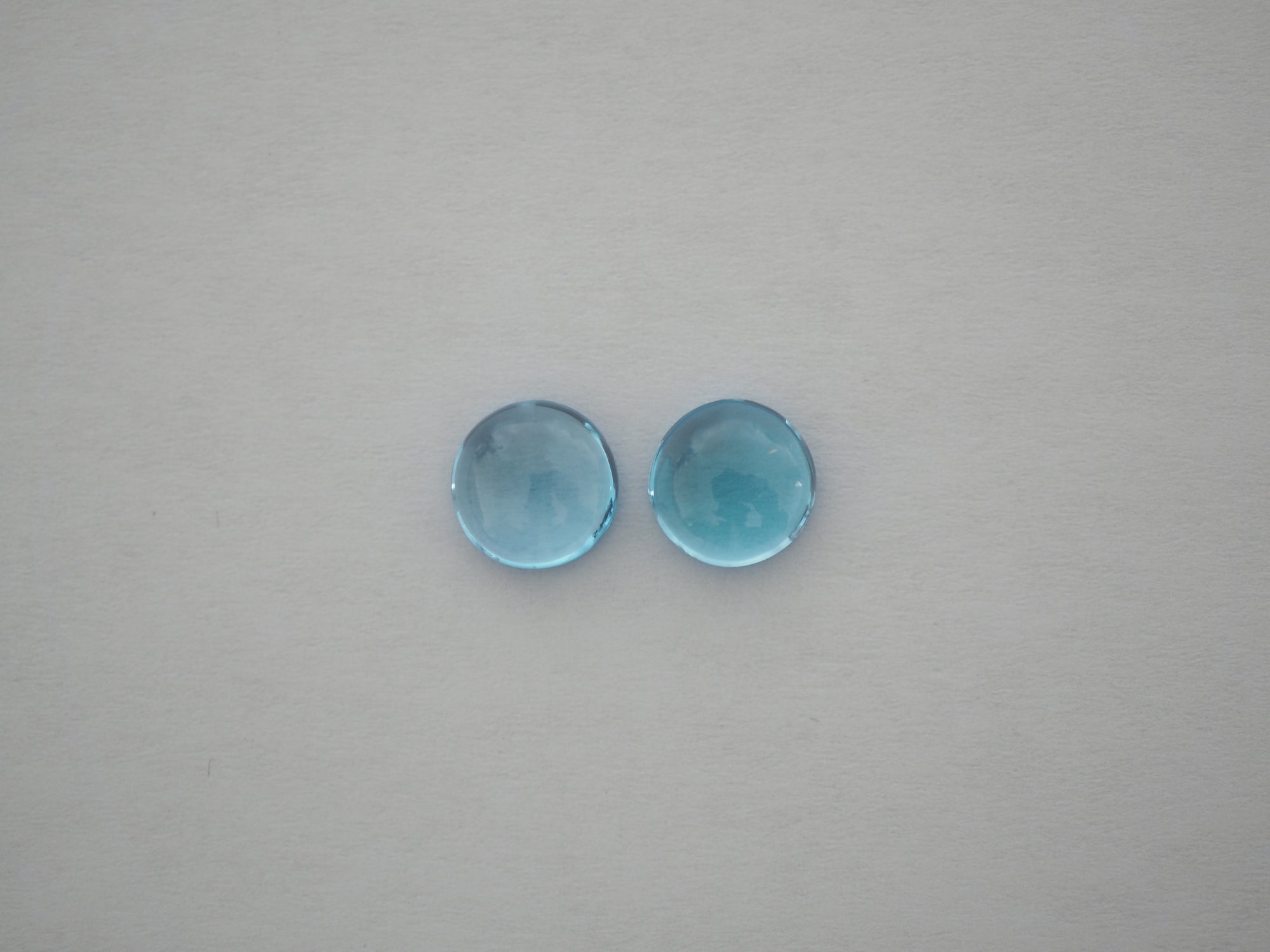 Swiss Blue Topaz Cabochon 8 mm