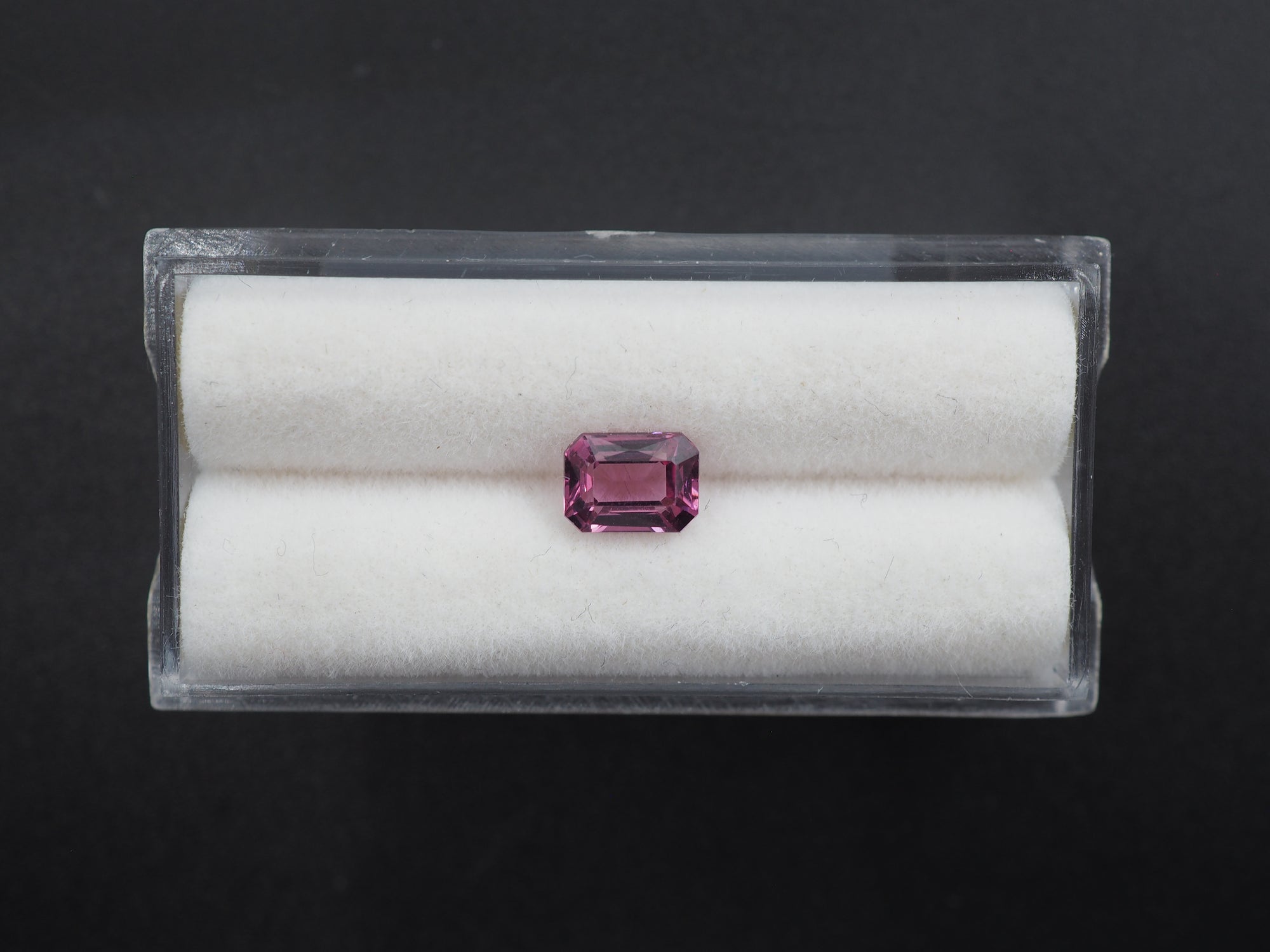 Malaya Garnet Emerald Shape Faceted 7x5mm