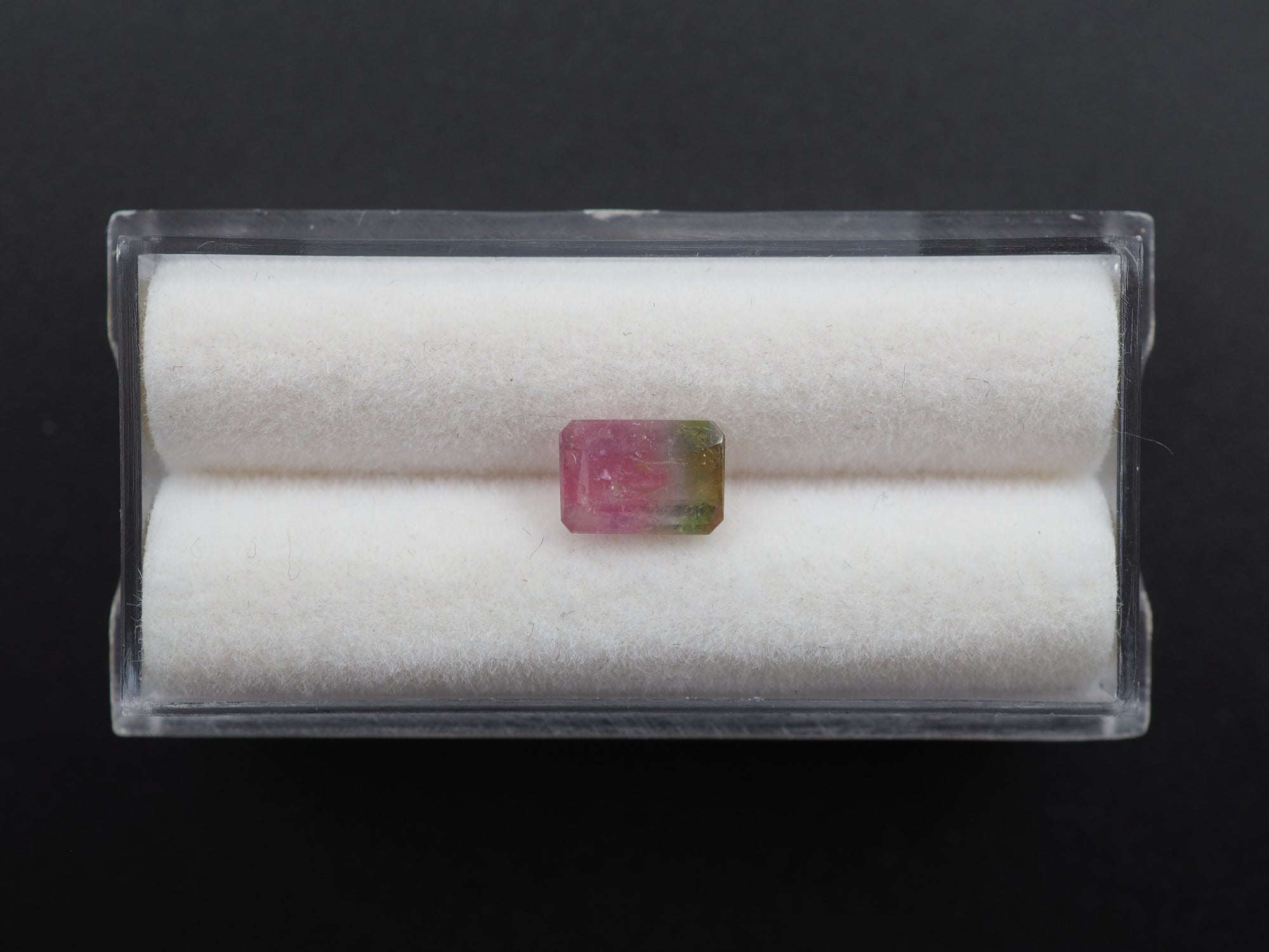 Watermelon Tourmaline Faceted Gemstone 7.8x5.4 mm