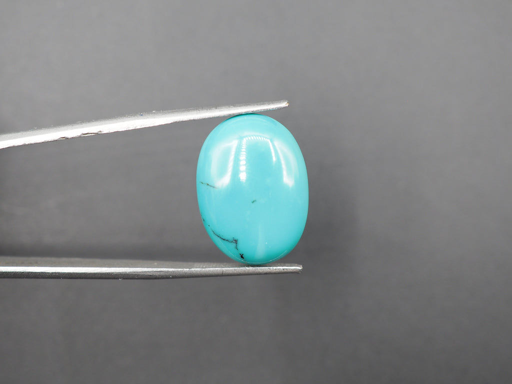 Arizona Turquoise Cabochon 18x13 mm Approximately 7.77 Carat (GTG-AT-8)