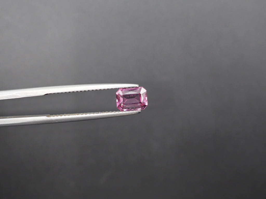 Malaya Garnet Emerald Shape Faceted 7x5mm