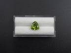 Peridot  Faceted Trillion Shape 10 x 10 mm Single Piece Approximately 3.84 Carat (GTG-P-82)