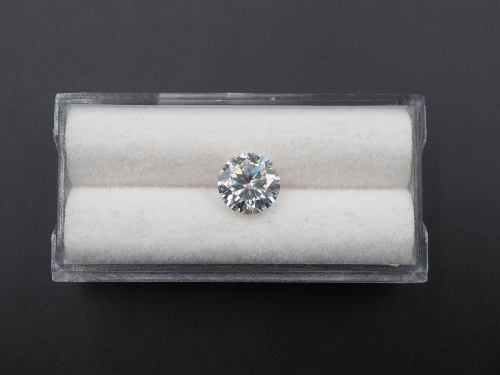 Moissanite Faceted 8 mm Single Piece Approximately 1.60 Carat (GTG-MO-39)