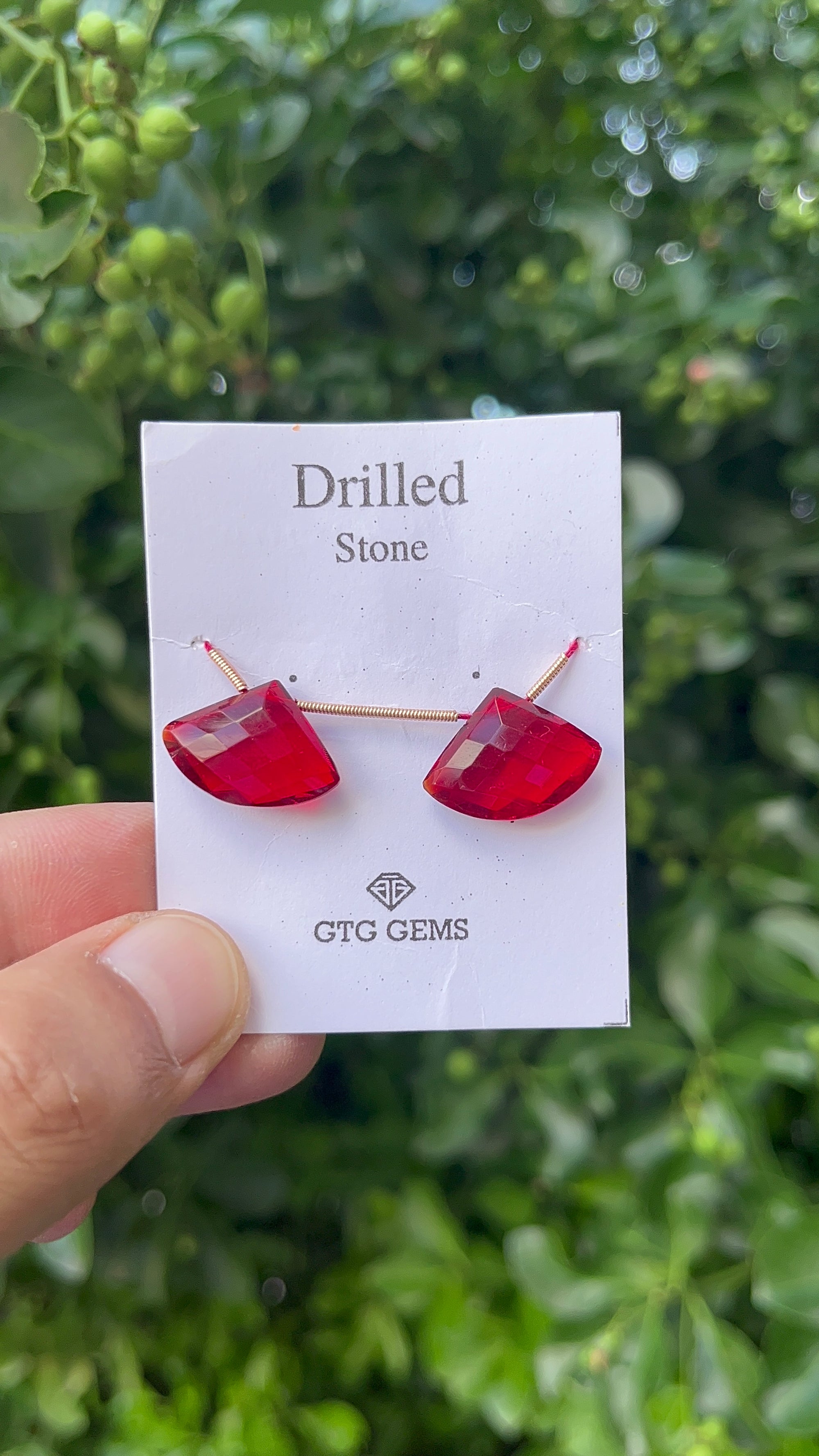 Drilled Garnet Hydro 14x20mm Approximately 15 Carat (GTG-HG-1)