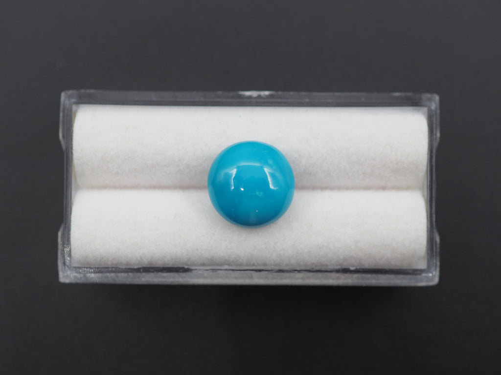 Arizona Turquoise Cabochon 11 mm Approximately 4.38 Carat (GTG-AT-9)
