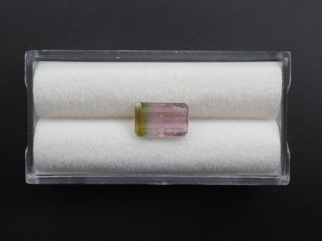 Watermelon Tourmaline Faceted Gemstone 9.8x6.3 mm