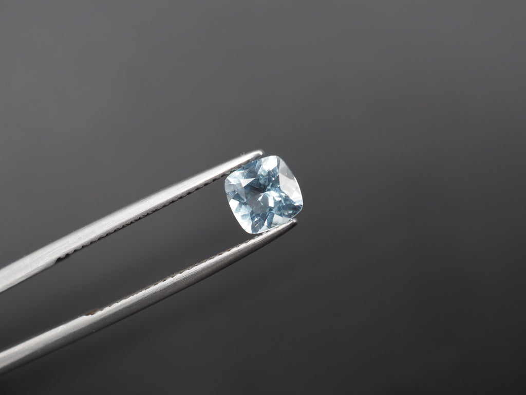 Aquamarine Faceted Gemstone 6x6 mm