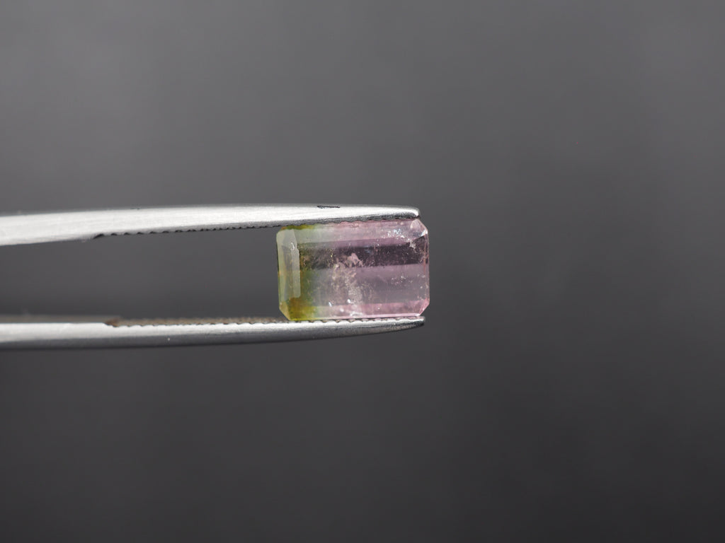 Watermelon Tourmaline Faceted Gemstone 9.8x6.3 mm