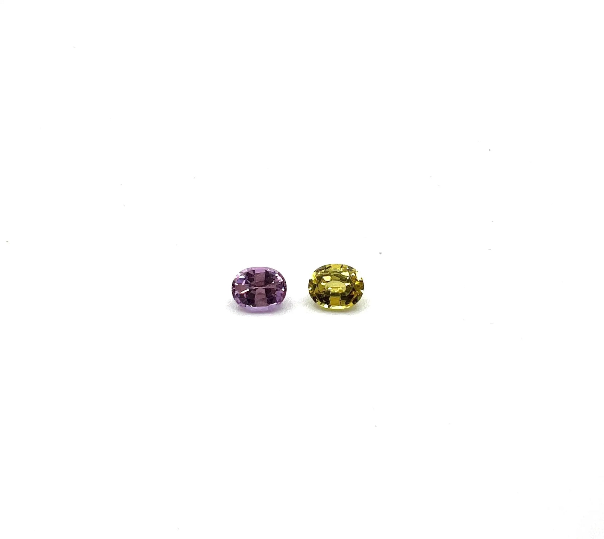Natural unheated Fancy Sapphire  5x4mm approximately 0.90 carat, 2pcs  (GTG-FS-6)