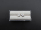 Moissanite Faceted Cushion Shape 6.5mm Matching Pair Approximately 2.56 Carat
