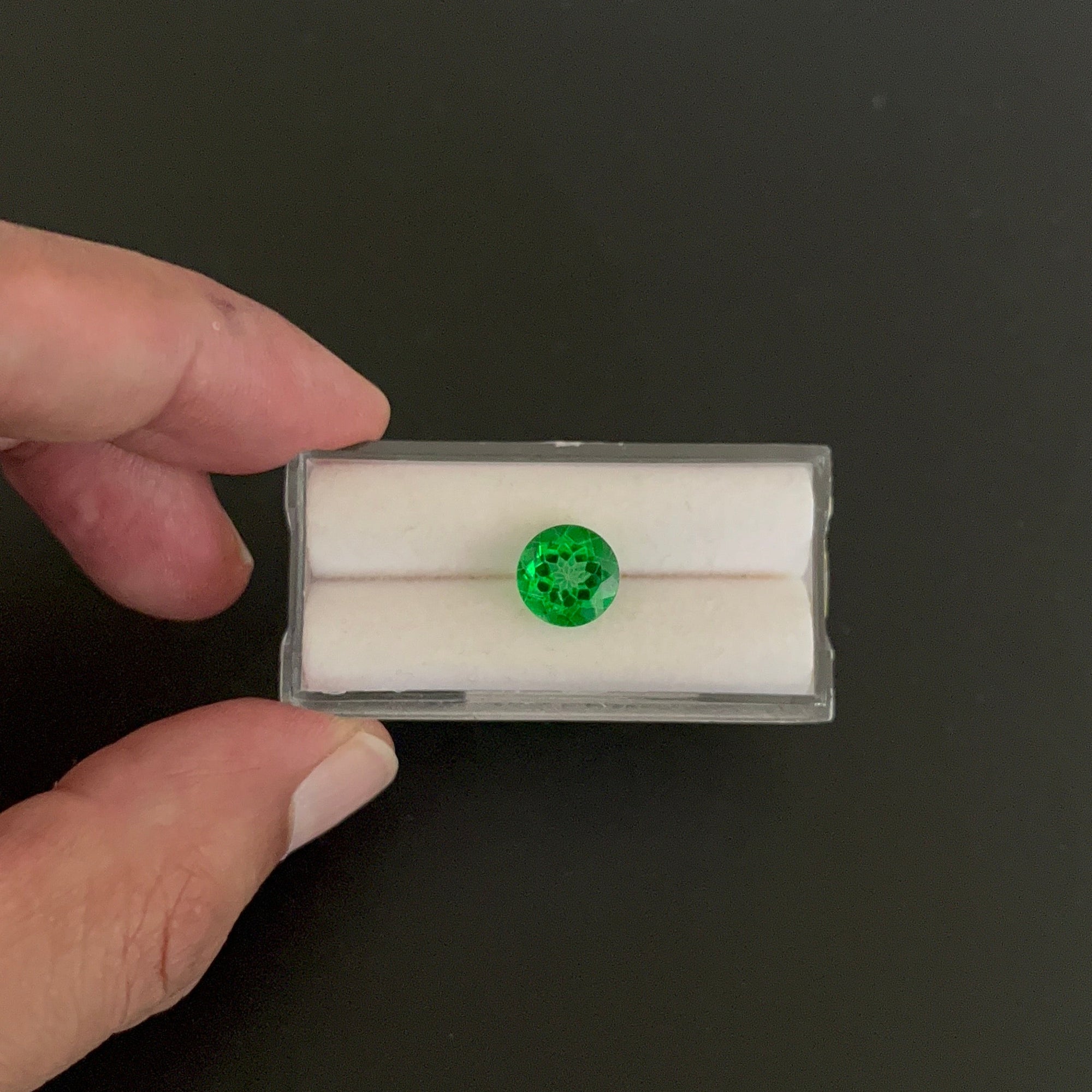 Green Topaz Faceted 9.1 mm, Approximately 3.56 Carat (GTG-GTO-31)