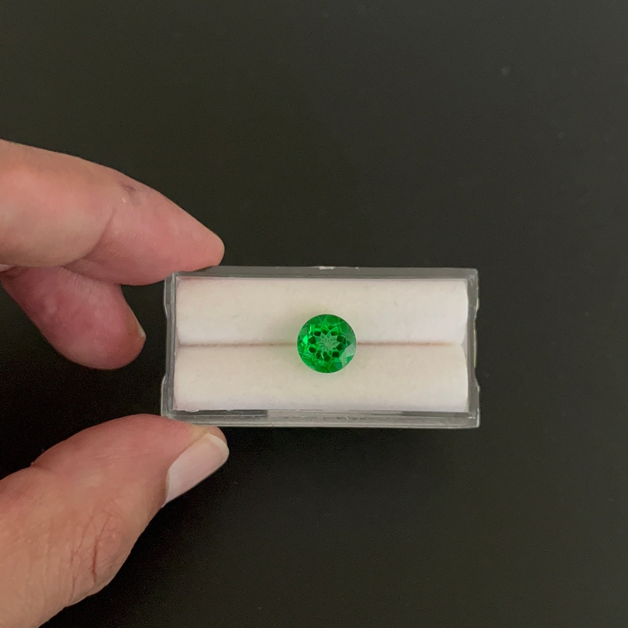 Green Topaz, Faceted 9.2 mm, Approximately 3.16 Carat (GTG-GTO-34)