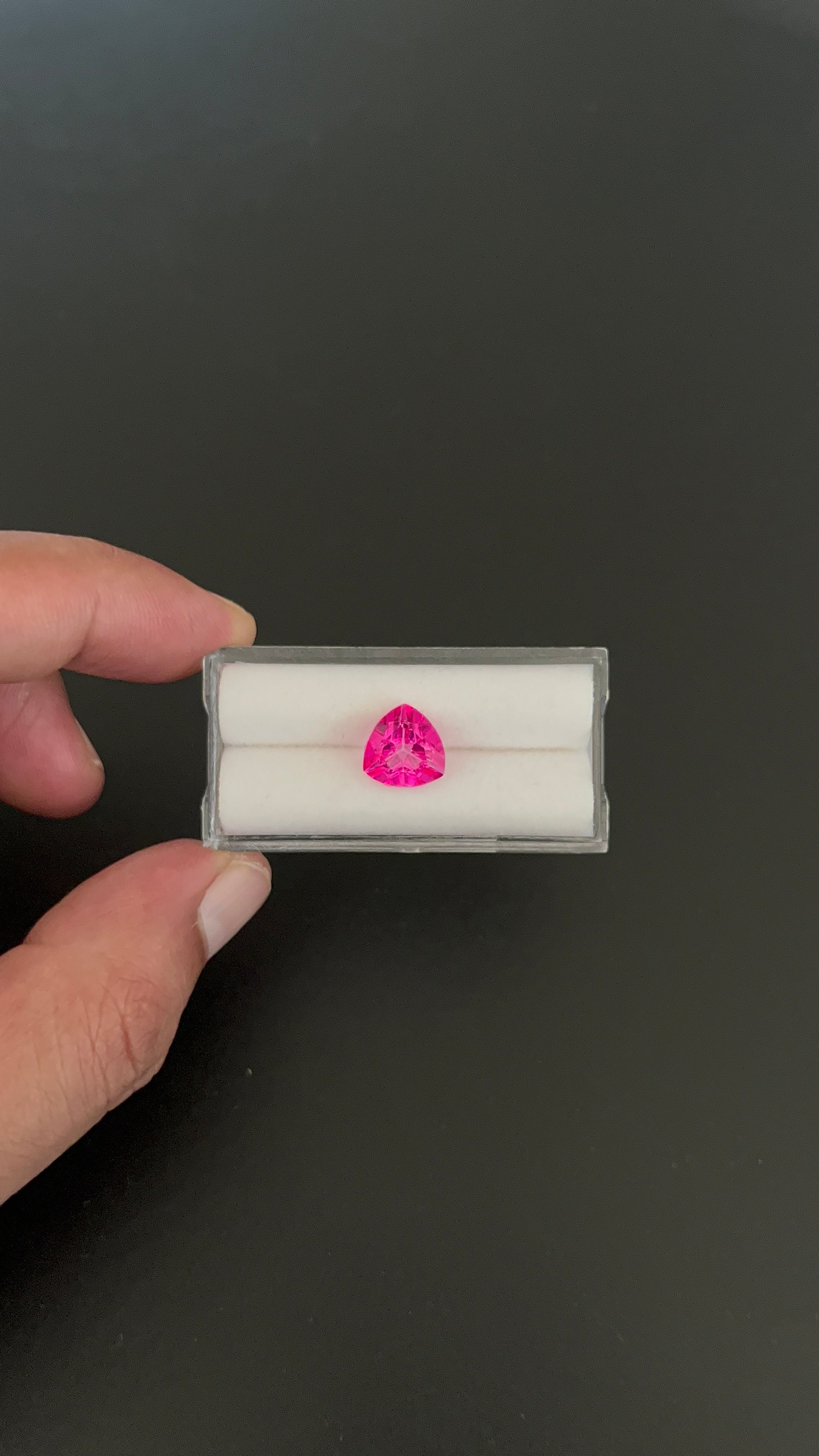 Pink Topaz, Faceted Gemstone 10.1x10.1 mm Approximately 4.10 Carat (GTG-PTO-13)