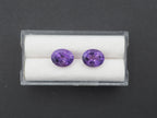 Amethyst Faceted 10x8 mm Matching Pair Approximately 4.70 Carat (GTG-AM-72)