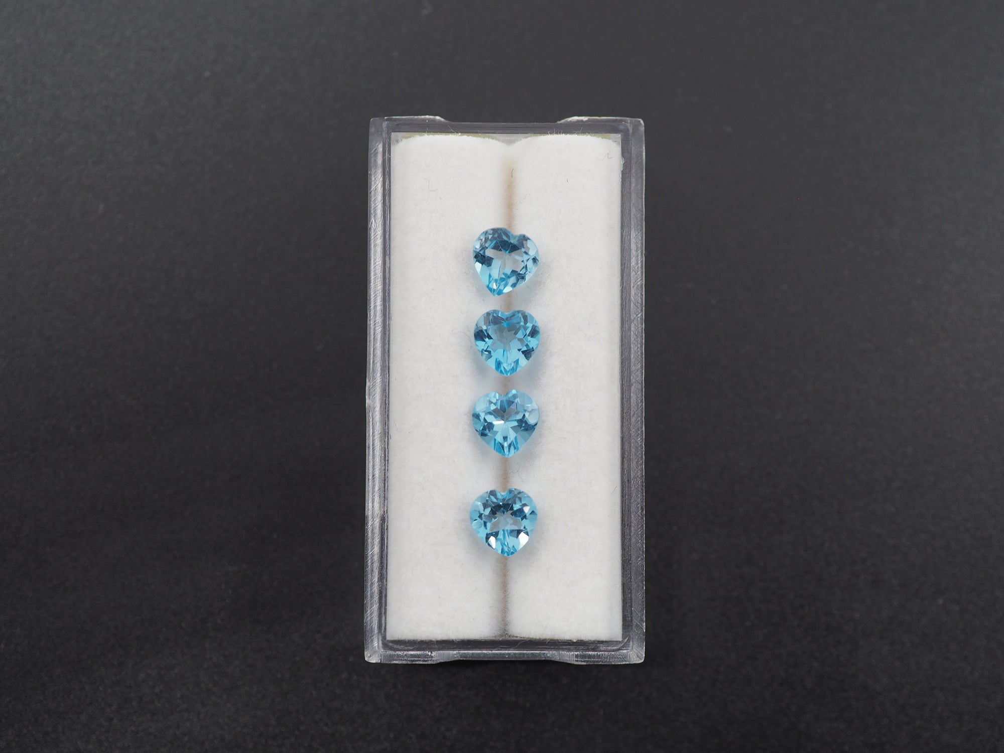 Faceted Heart Shape Apatite 6mm Approximately 3.66 Carat,