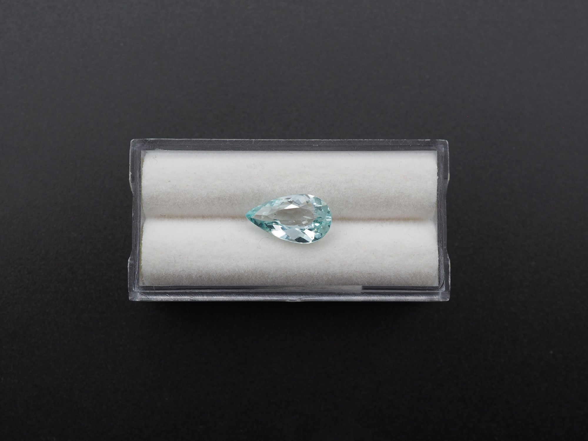 Faceted Pear Shape Apatite 13 x7.5 x 4  mm Single Piece Approximately 2.59 Carat