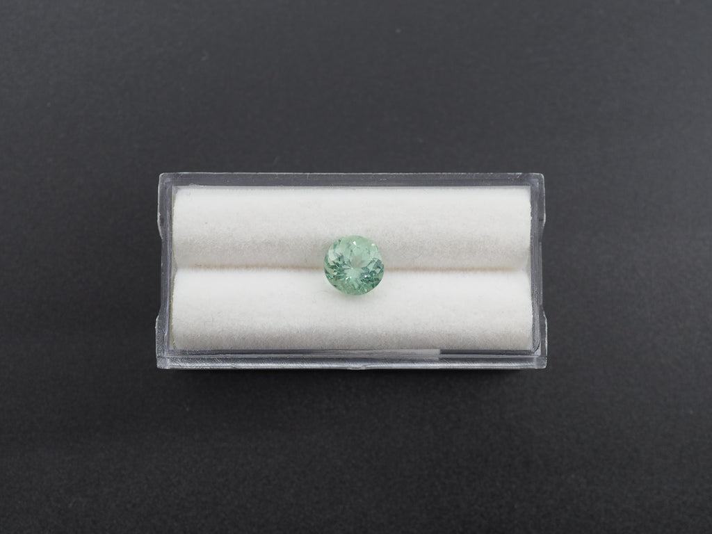 Faceted Apatite Round Shape 7.5mm Approximately 2.18 Carat