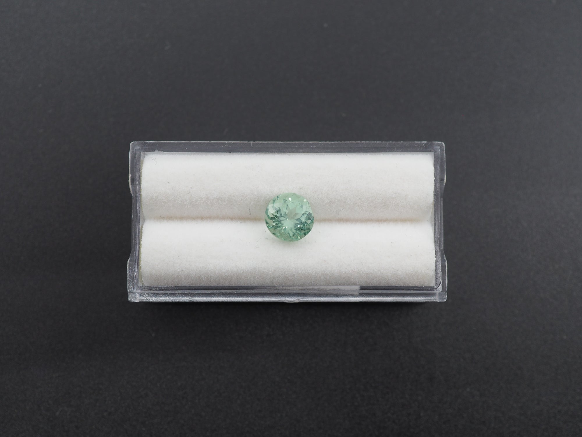 Faceted Apatite Round Shape 7.5mm Approximately 2.18 Carat