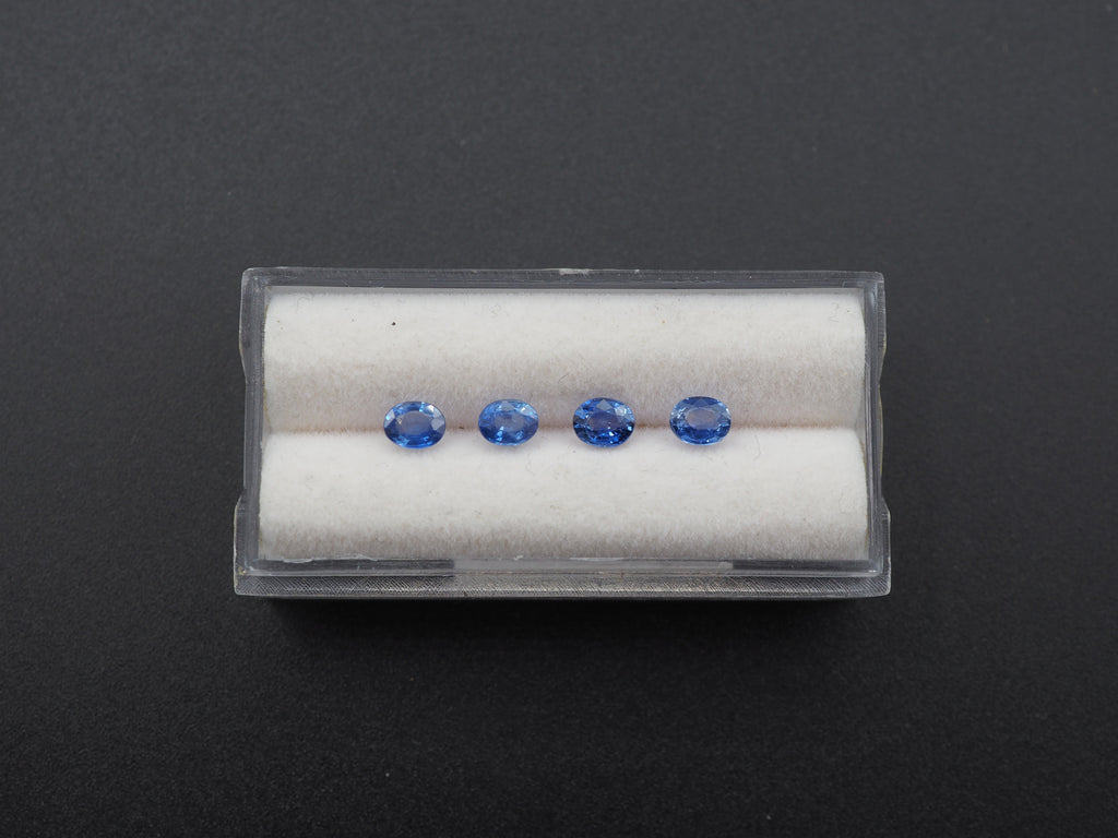 Ceylon Blue Sapphire Faceted  Oval Shape 4.5 x 3.5 mm  Approximately 1.36 Carat