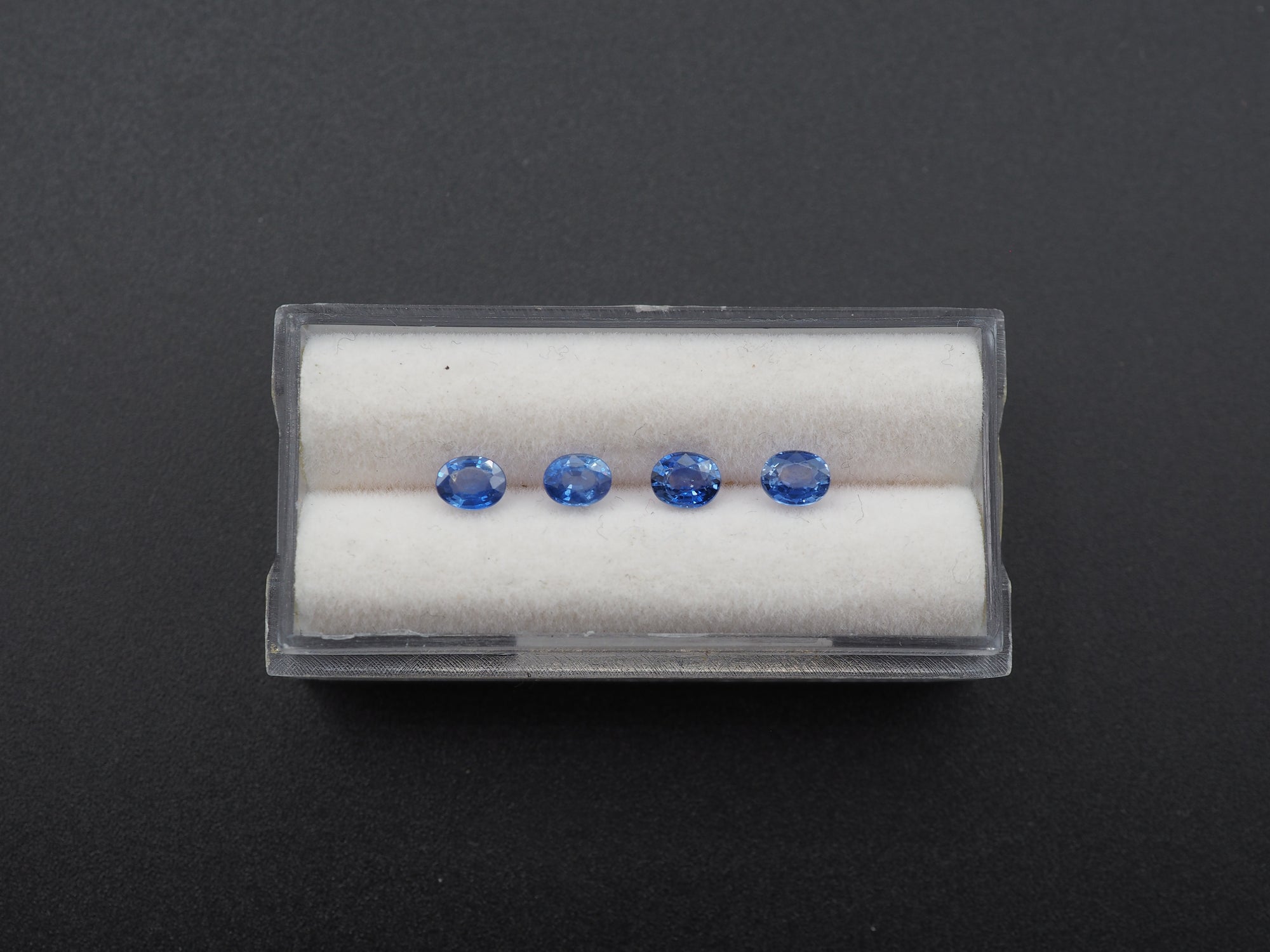 Ceylon Blue Sapphire Faceted  Oval Shape 4.5 x 3.5 mm  Approximately 1.36 Carat