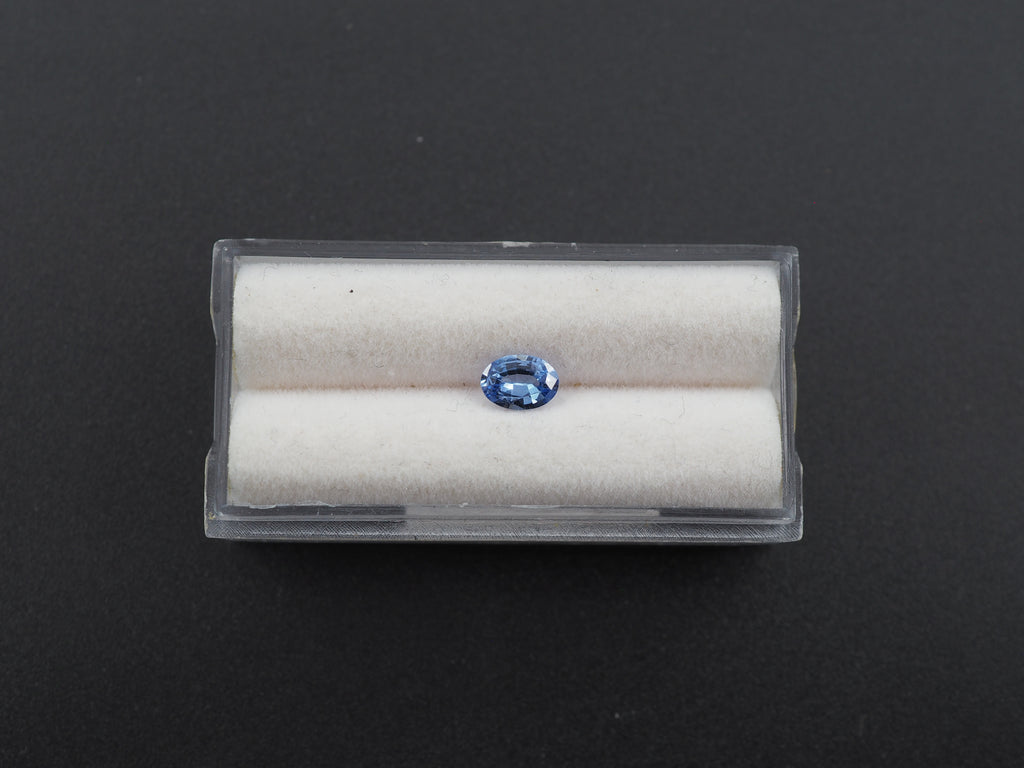 Blue Sapphire Faceted Oval Shape 6.5 x 4.5 x 2.50 mm Single Piece  Approximately 0.60 Carat