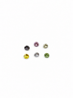 Natural unheated Fancy Sapphire approximately 2.8mm, 6 pcs  (GTG-FS-1)