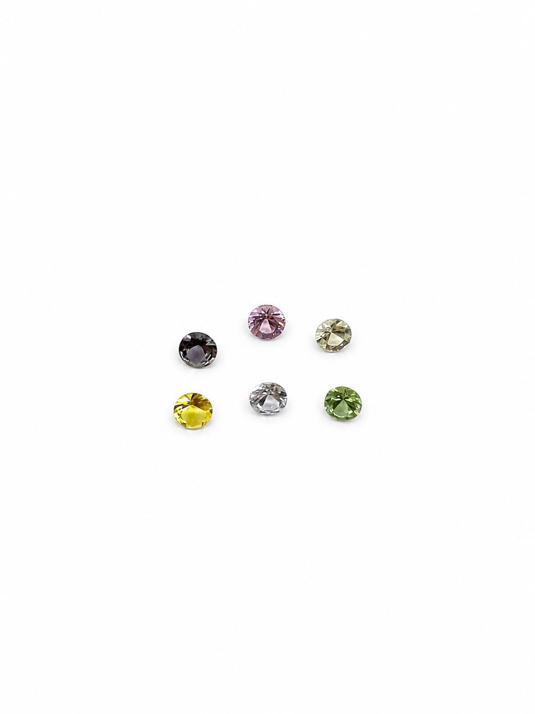 Natural unheated Fancy Sapphire approximately 2.8mm, 6 pcs  (GTG-FS-1)