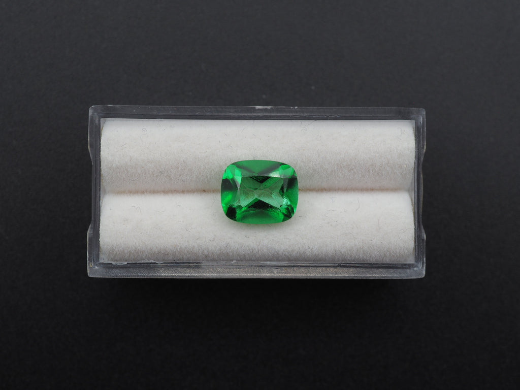 Green Topaz Faceted Emerald Cut  11.2x9.2mmmm Approximately 4.54 Carat