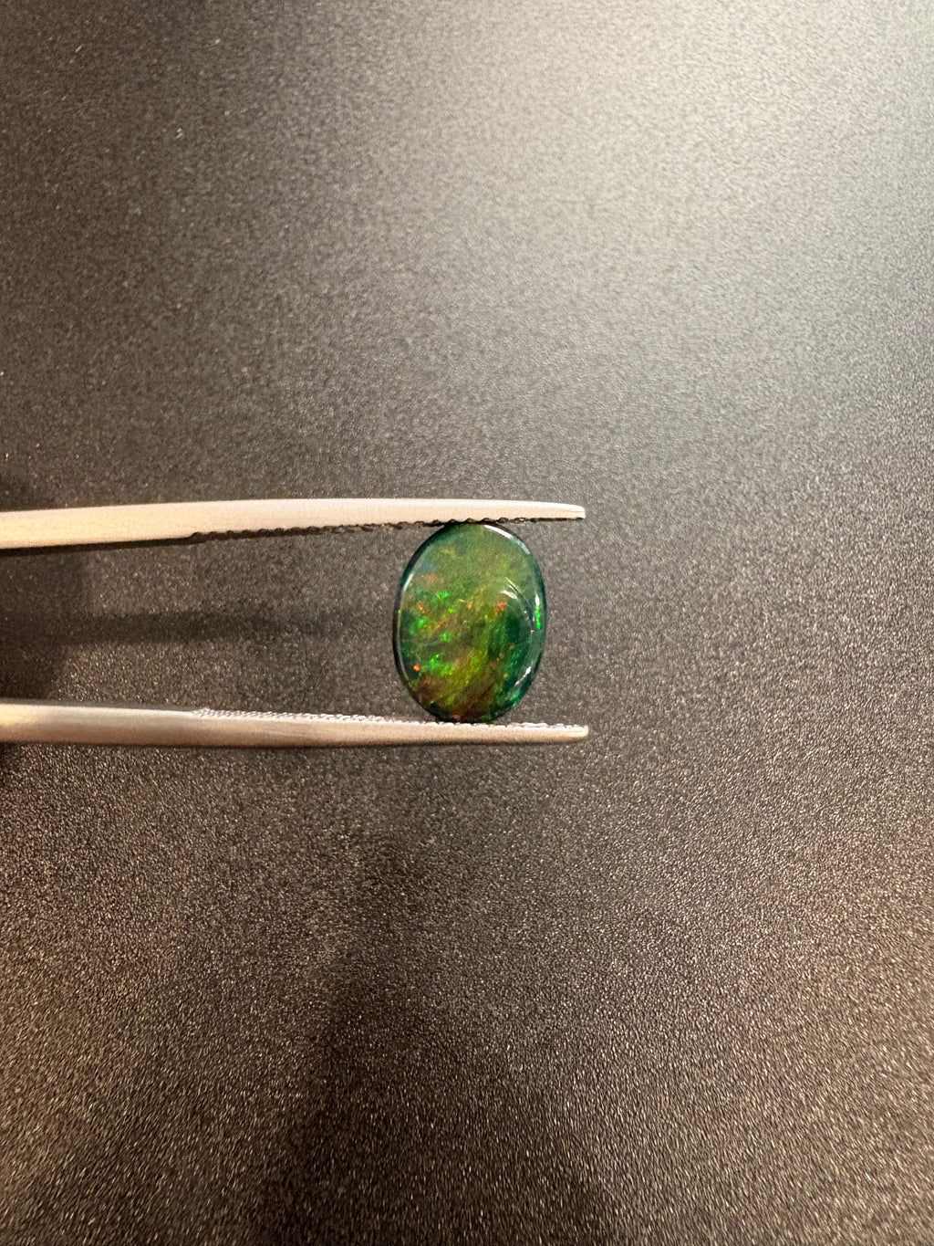 Ethiopian Black Opal 10x8mm Approximately 1.68 Carat (GTG-BOP-16)