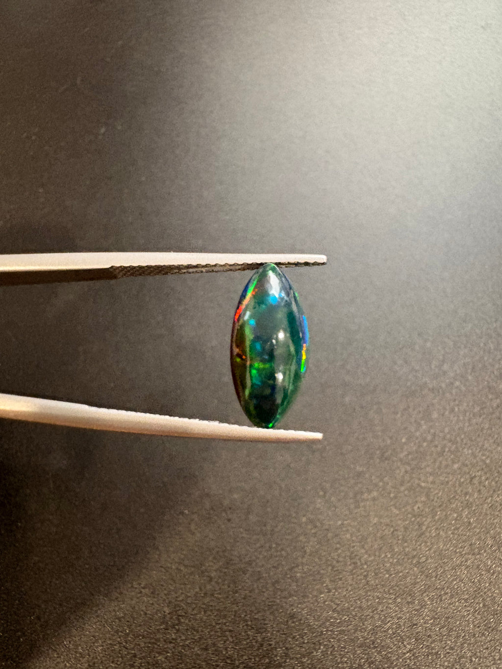 Ethiopian Black Opal marquise shape 15x7 mm Approximately 2.25 Carat (GTG-BOP-33)
