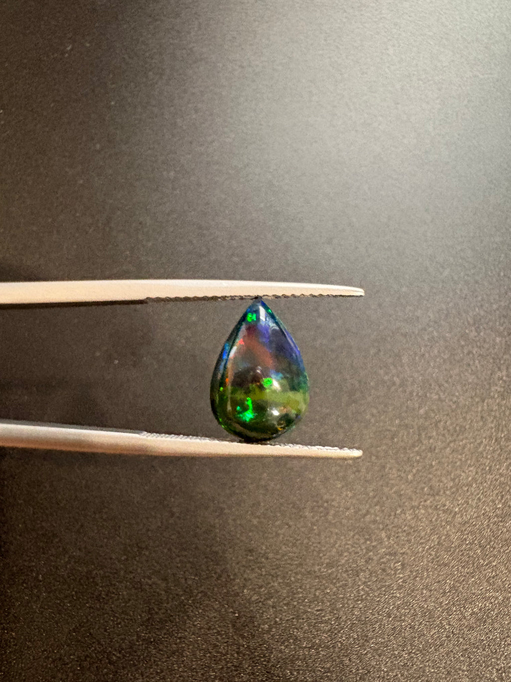 Ethiopian Black Opal 13x9mm Approximately 2.18 Carat (GTG-BOP-14)