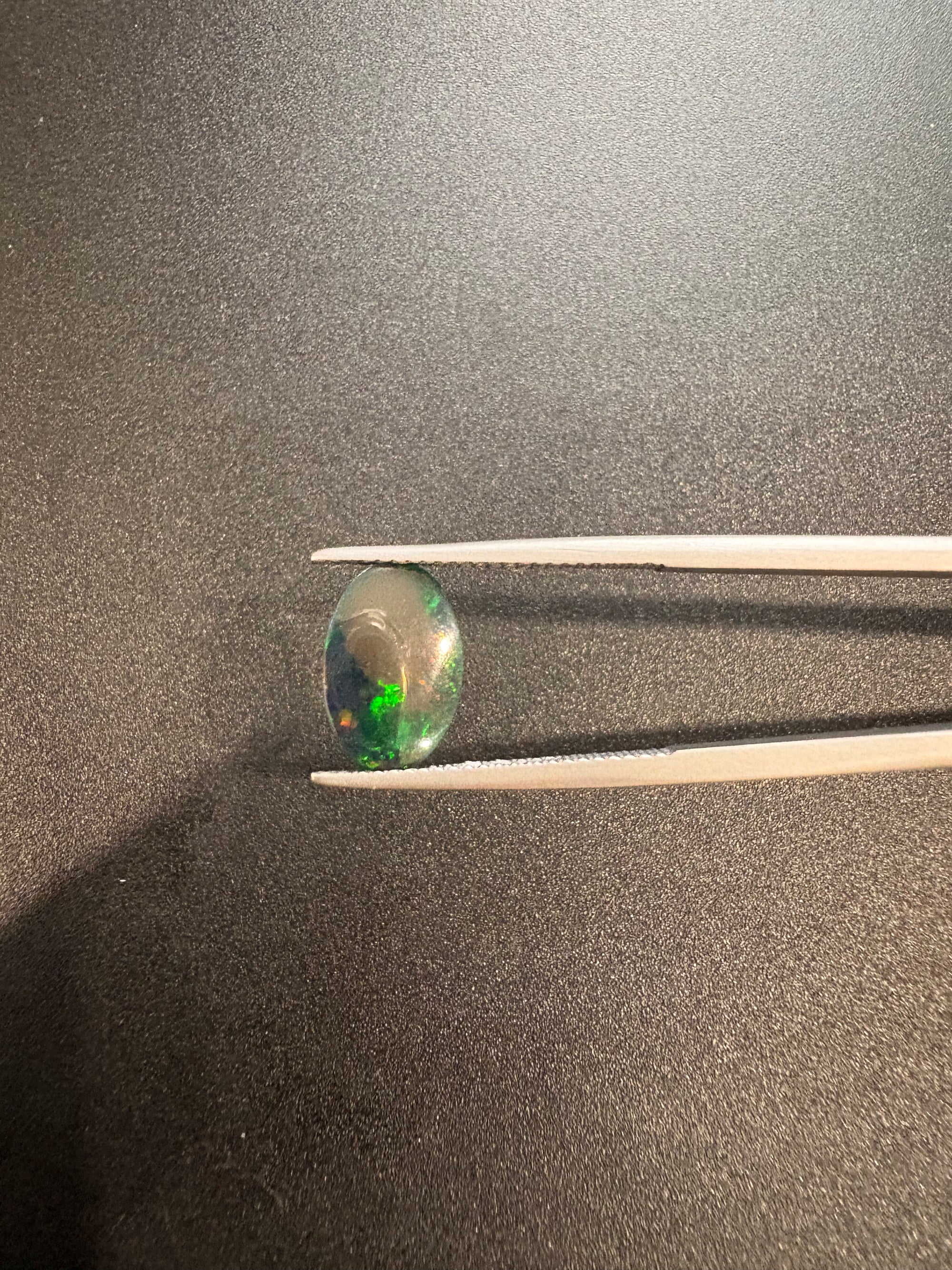 Ethiopian Black Opal 12x8mm Approximately 1.55 Carat (GTG-BOP-28)