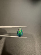 Black Opal teardrop shape 13x8mm approximately 2 carat (GTG-BOP-63)