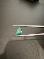 Black Opal teardrop shape 13x8mm approximately 2 carat (GTG-BOP-63)