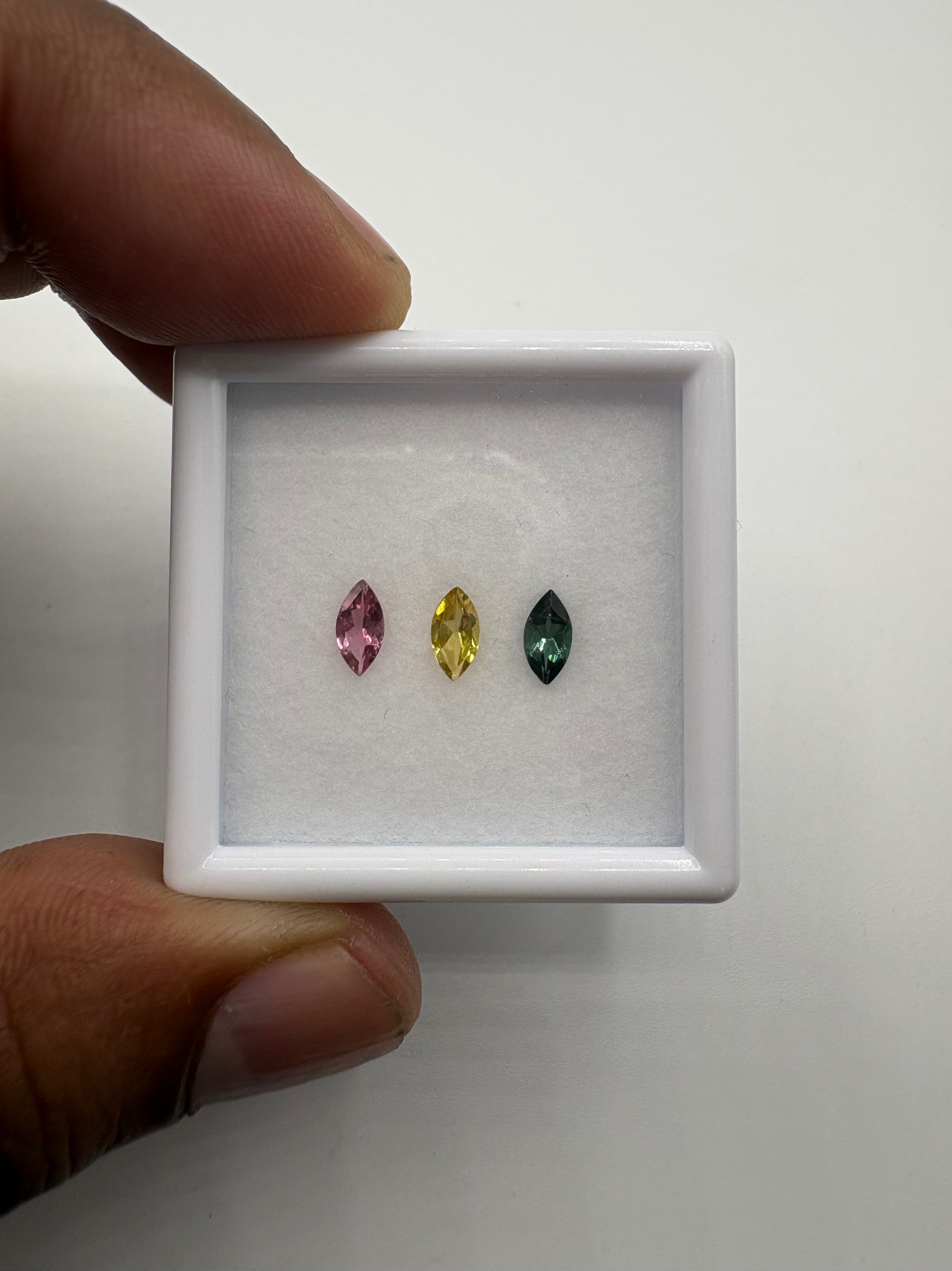 Natural Tourmaline Marquise shape 7x3mm approximately 1 carat, 3 pcs (GTG-TOU-2)