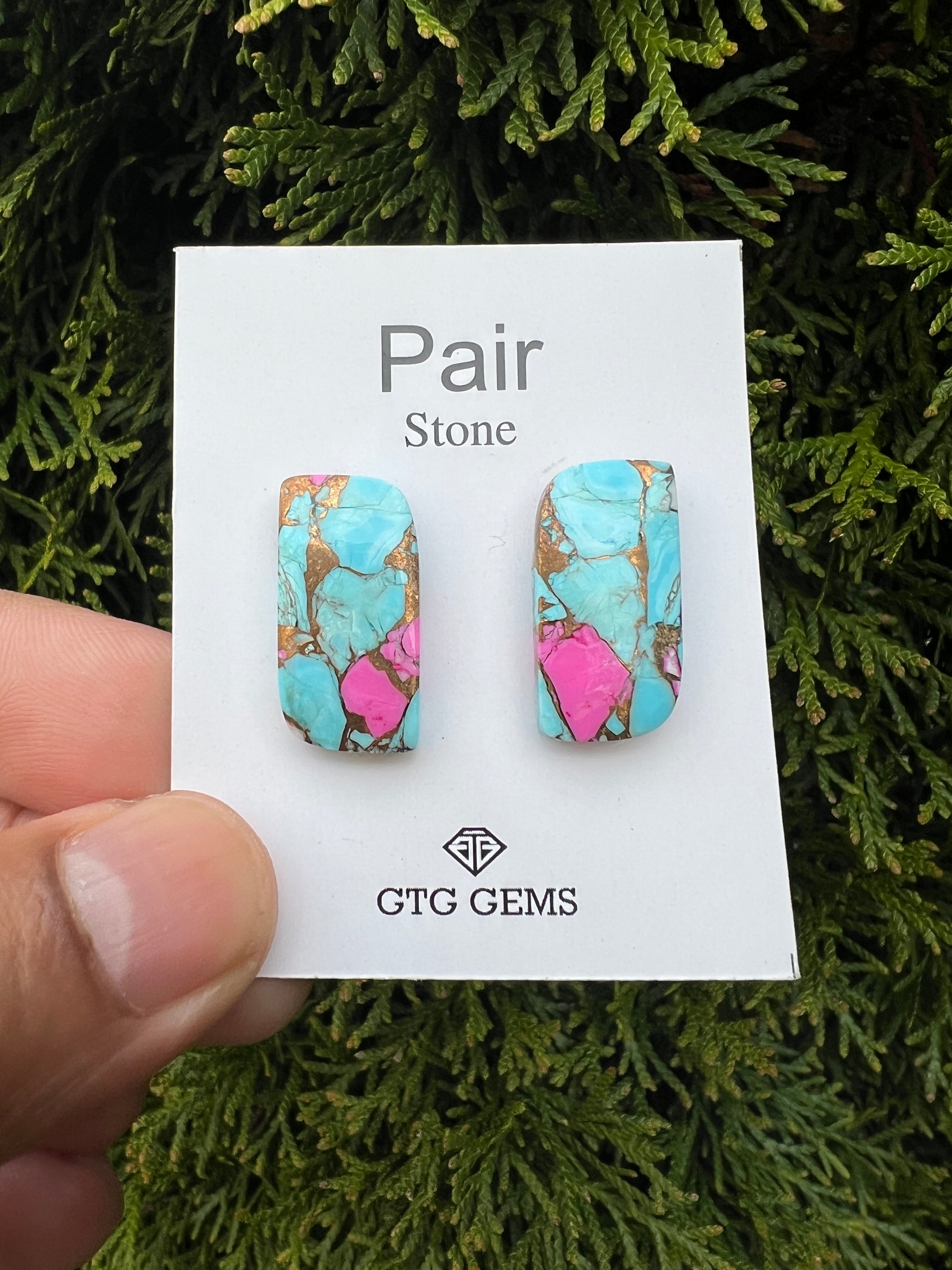Cotton Candy Turquoise 23x12mm approximately 25 carat (GTG-MCC-11)