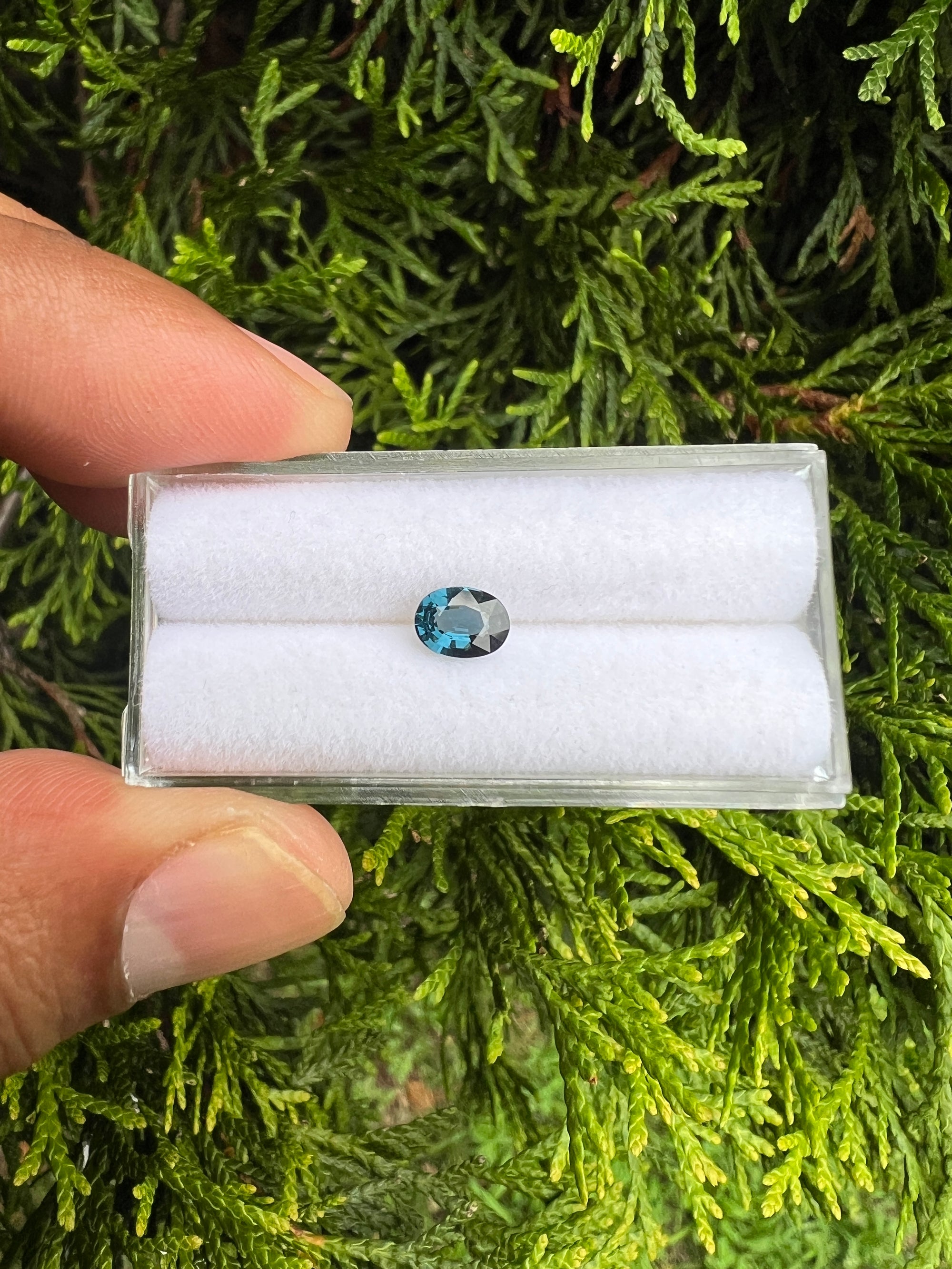 Natural Unheated  Blue Spinel 6.5 x 4.9 mm Approximately 0.61 Carat (GTG-SP-8)