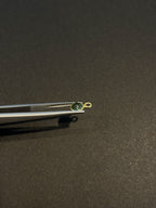 Tourmaline 18K Gold Filled Bezel 5 mm, Single Connector