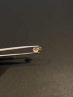 Tourmaline 18K Gold Filled Bezel 5 mm, Single Connector