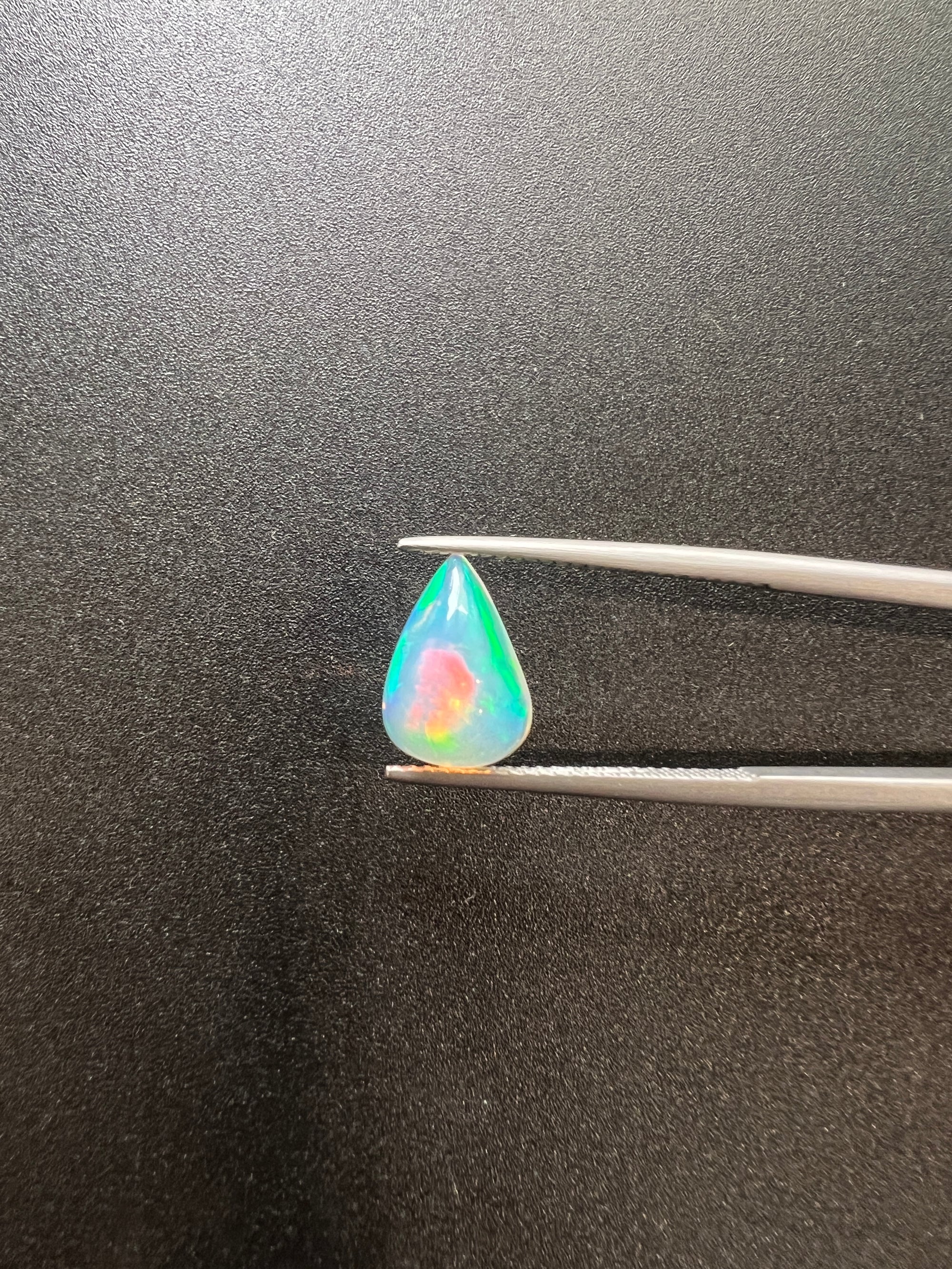 Ethiopian Opal teardrop 11x7mm approximately 1.60 carat, 1 pcs (GTG-OP-5)